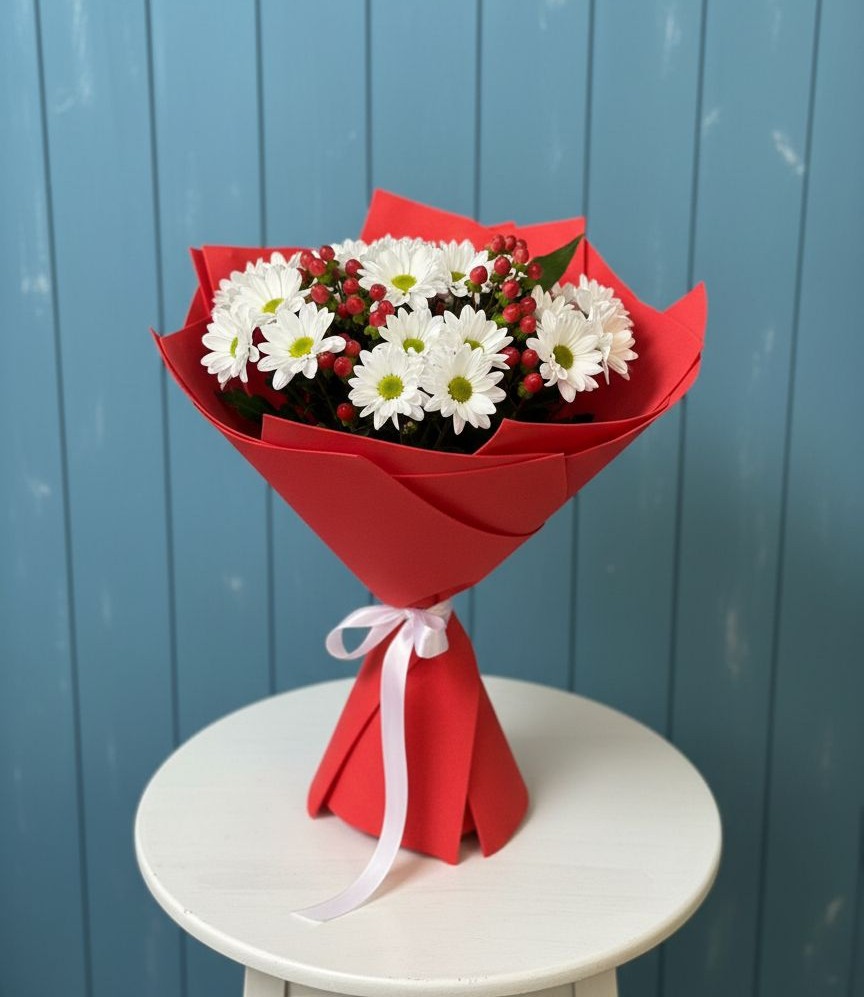 Букет цветов из: Хризантемы в Землянске