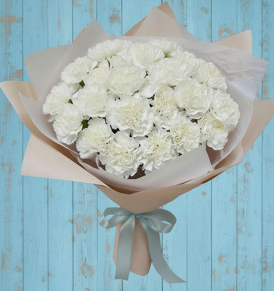 Букет цветов из: Гвоздики в Землянске