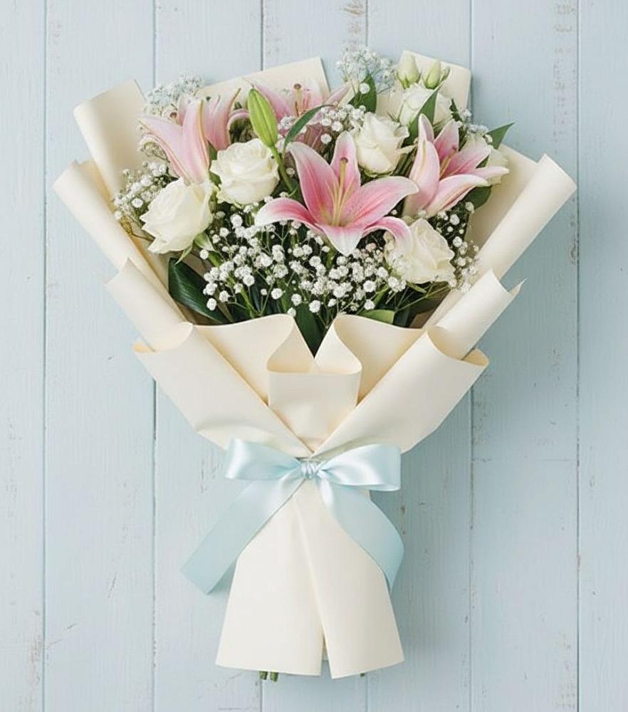 Букет цветов из: Лилии в Землянске