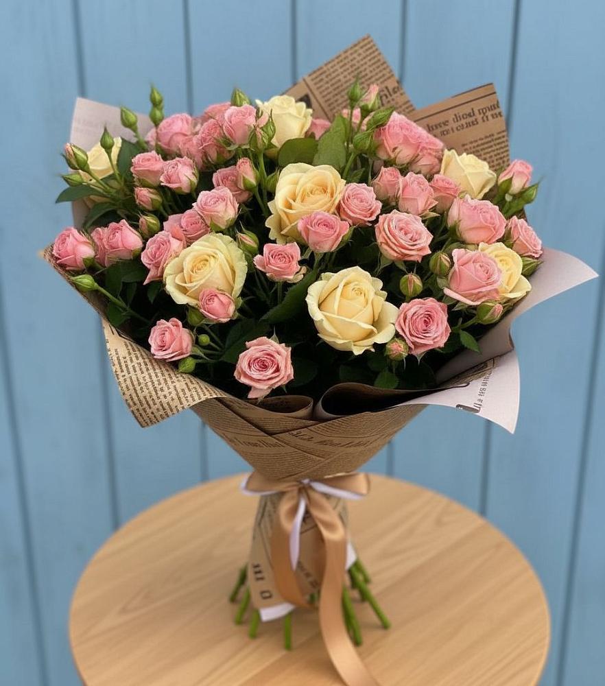 Букет цветов из: Розы в Землянске