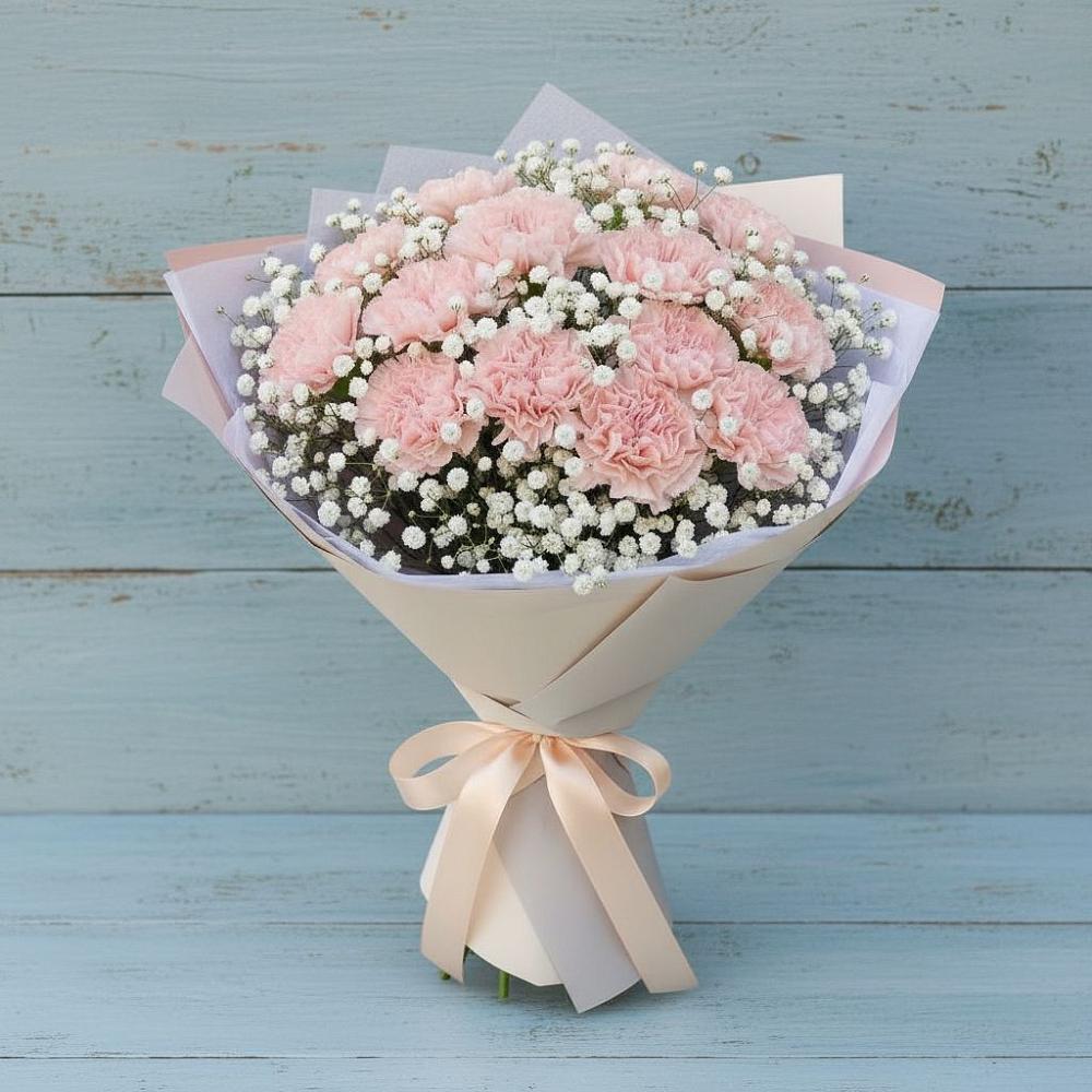 Букет цветов из: Гвоздики в Землянске