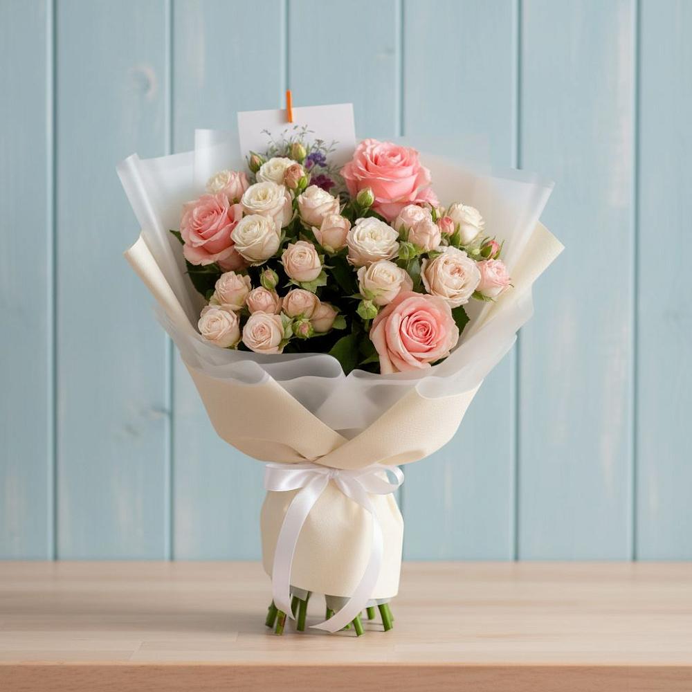 Букет цветов из: Розы в Землянске