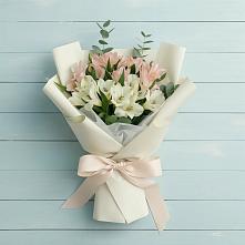 Букет цветов из:  Альстромерии #REPLACE_PRED# Землянске