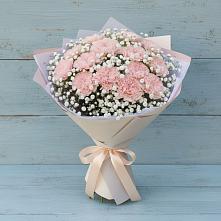 Букет цветов из:  Гвоздики в Землянске