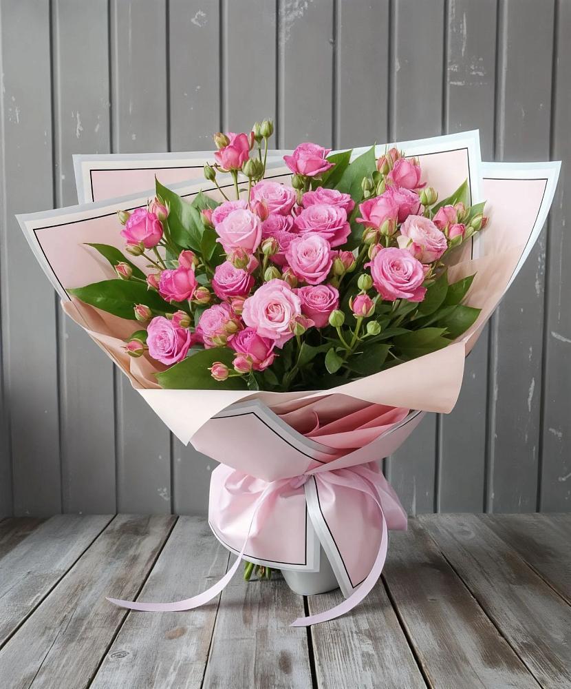 Букет Розовый кустик в Землянске