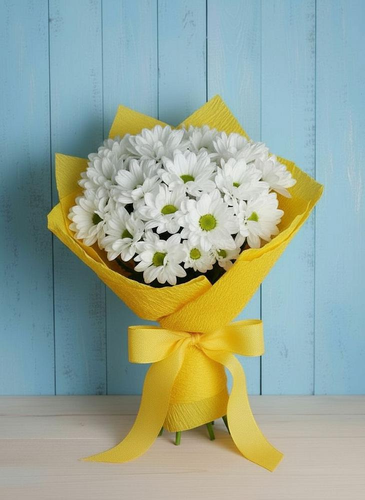 Букет цветов из: Хризантемы в Землянске