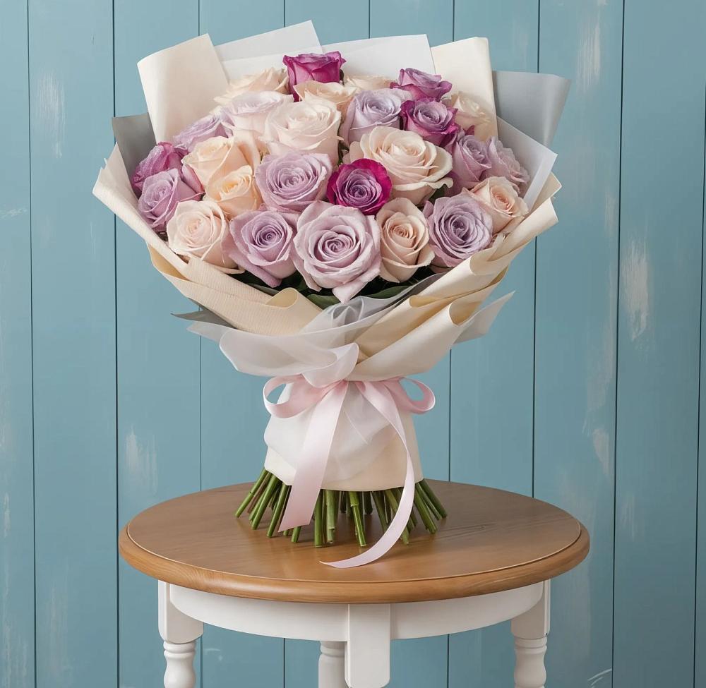 Букет цветов из: Розы в Землянске