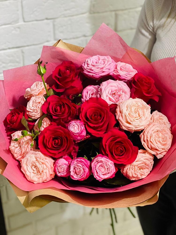 Букет цветов из: Розы в Землянске