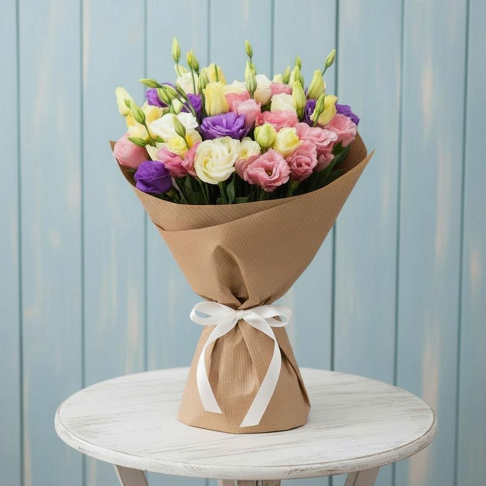 Букет цветов из: Лизиантусы в Землянске