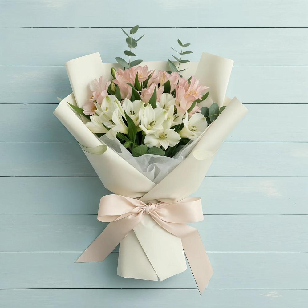 Букет цветов из: Альстромерии в Землянске