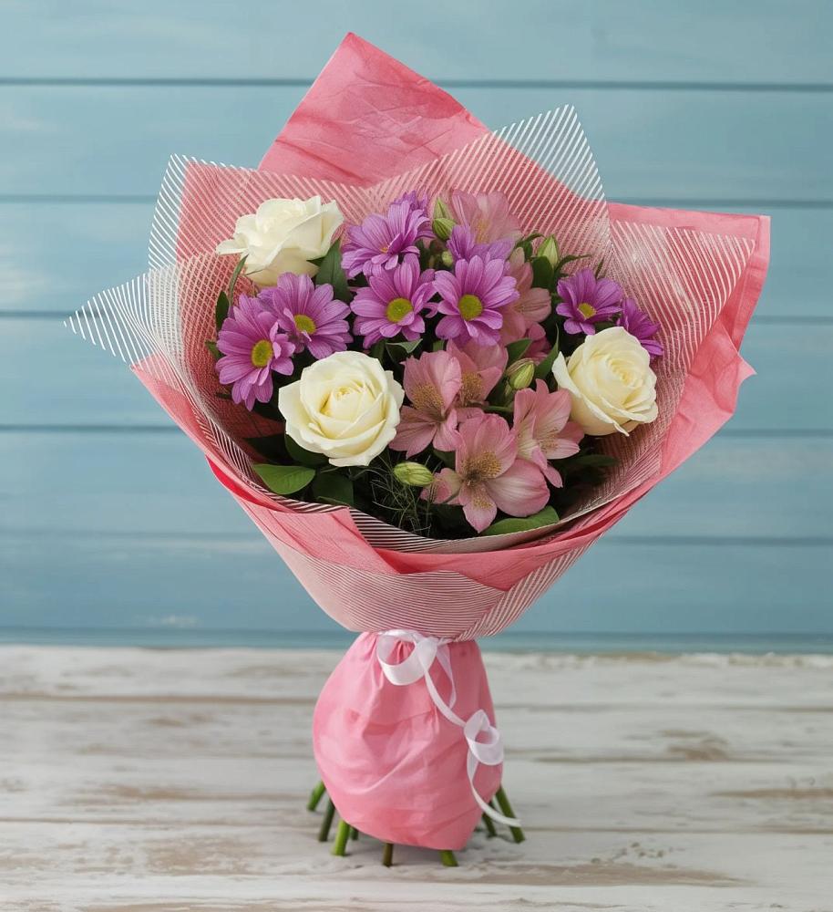 Букет цветов из: Герберы в Землянске