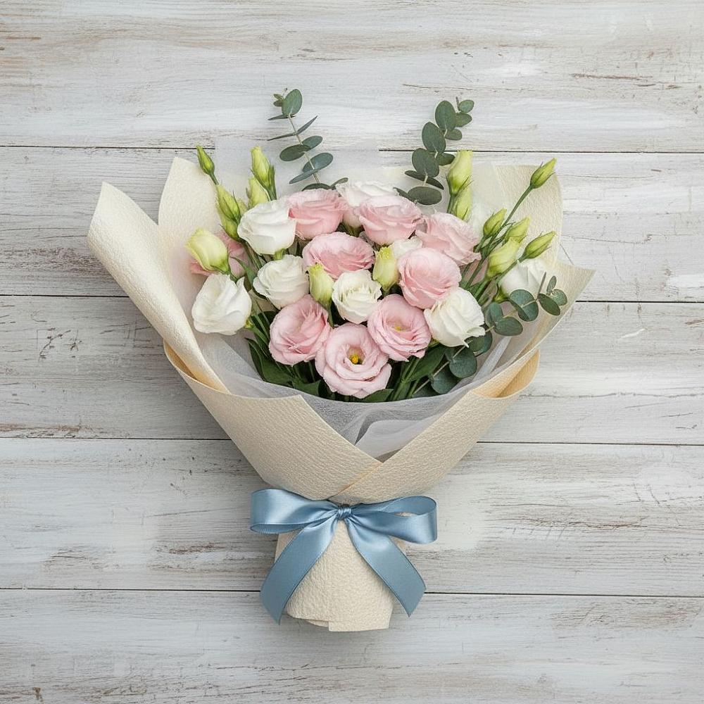 Букет цветов из: Лизиантусы в Землянске